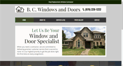 Desktop Screenshot of bcwindowdoor.com